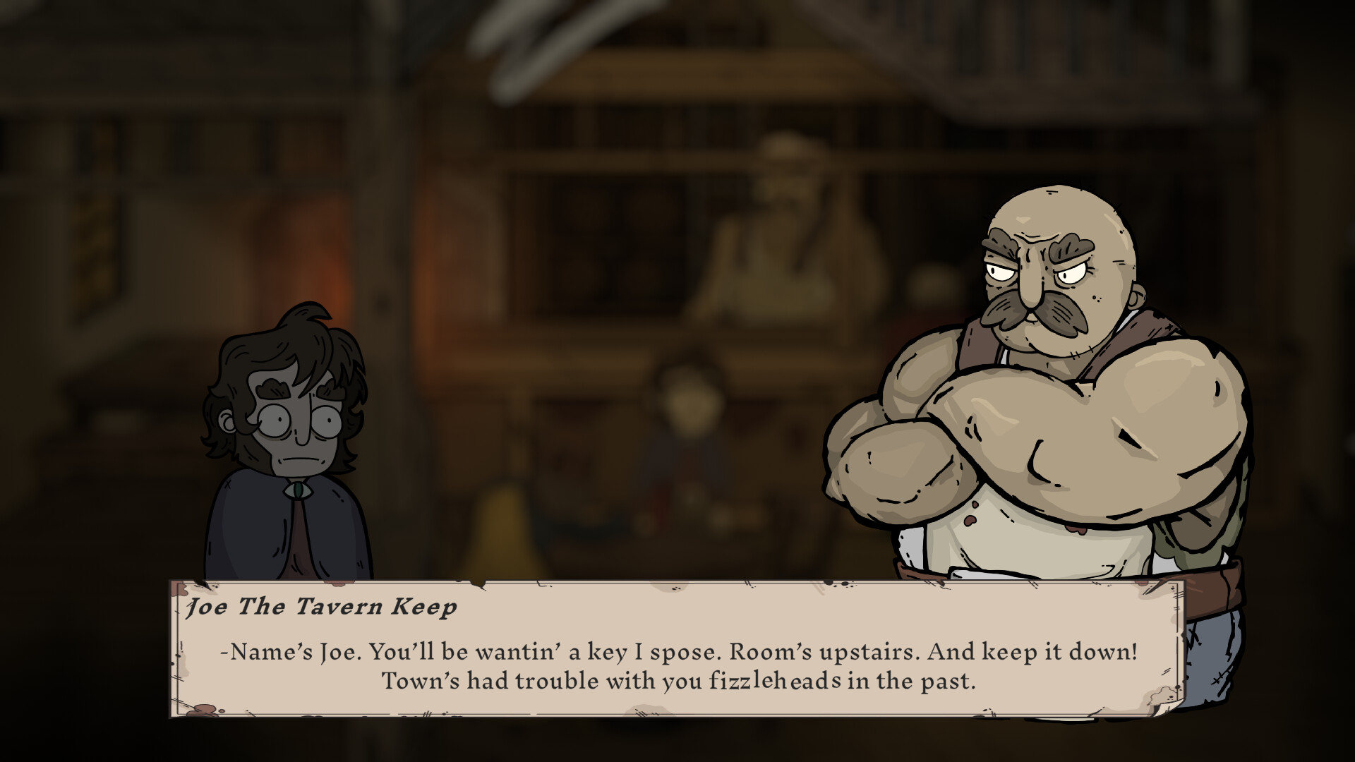 Apothecurse hand-drawn gameplay screenshot