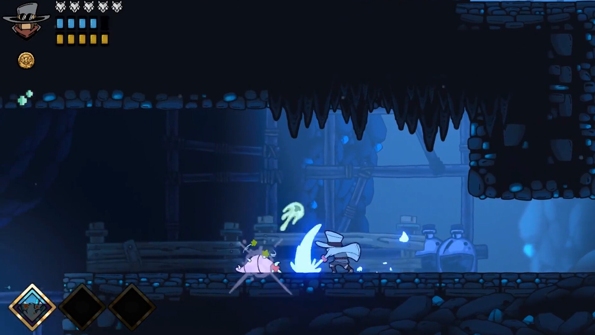 Shyftrs metroidvania gameplay screenshot