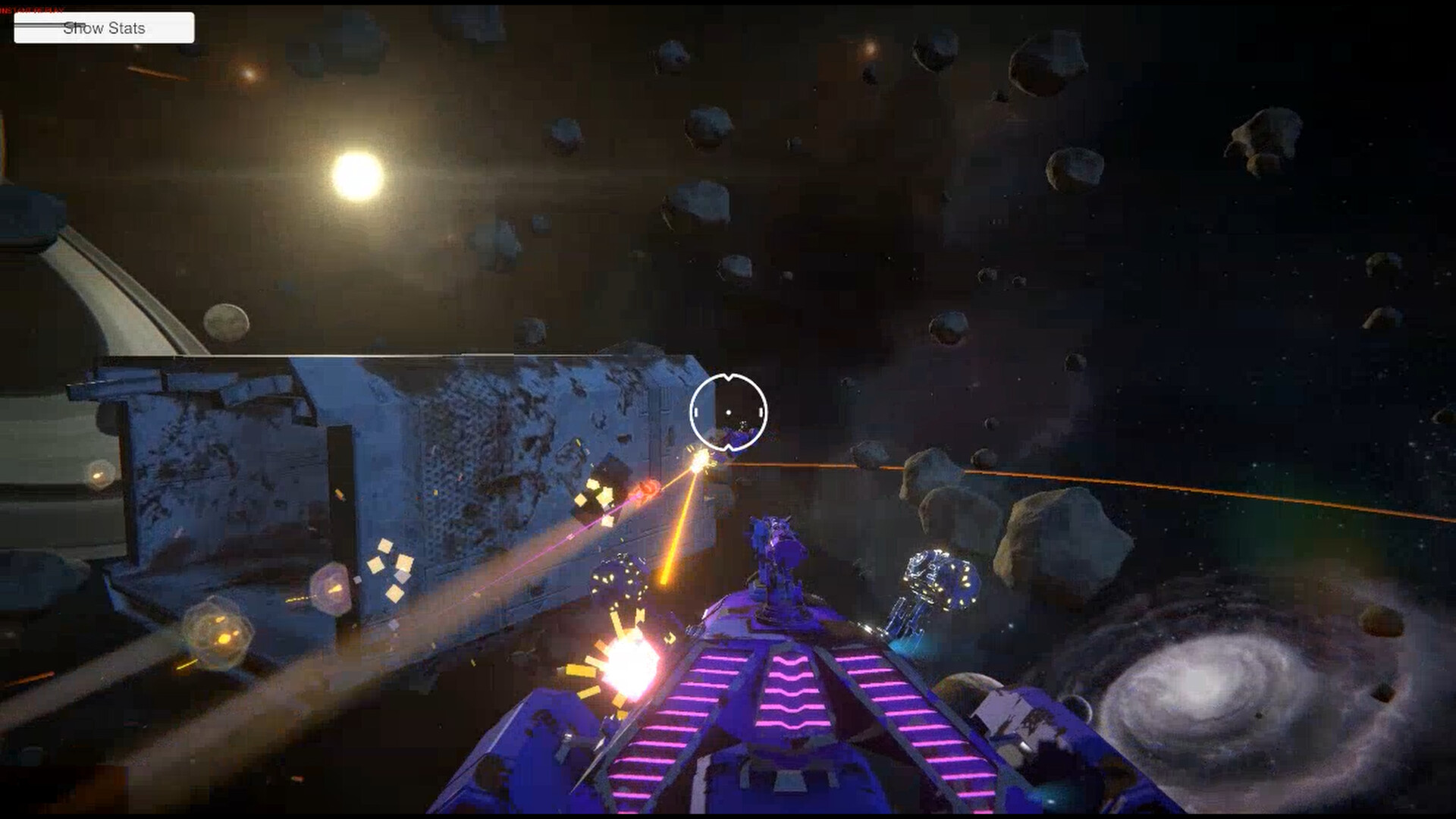 Zero King spaceship battle view